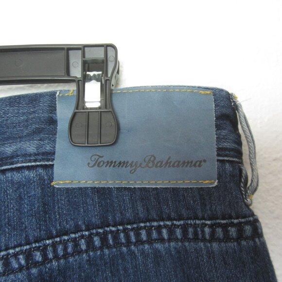 Tommy Bahama EUC 34x30 Standard Jeans Straight Leg Cotton Tencel 34 30 Blue B - Picture 4 of 10